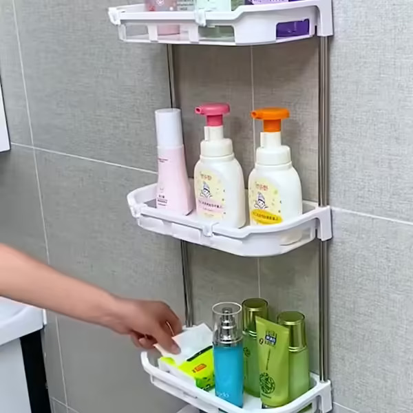 3 Layers Quality-full Bathroom Rack